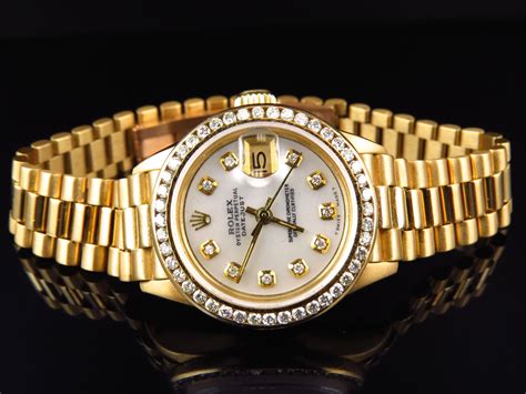 mens gold rolex replica|pre owned women's rolex.